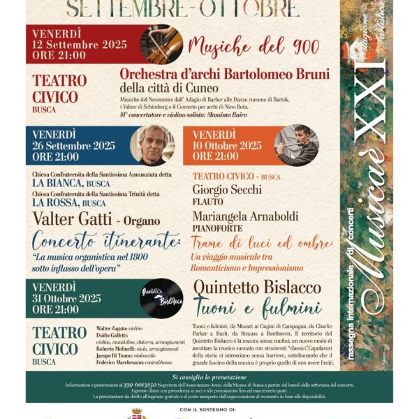 Programma Settembre Ottobre 2025