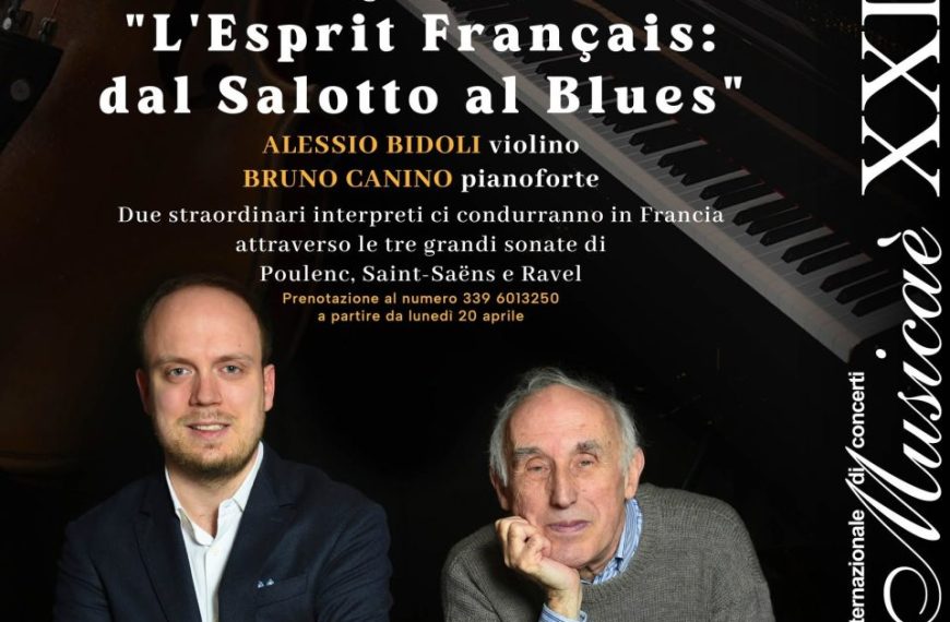 L’esprit francais dal salotto al blues – 24 aprile 2026