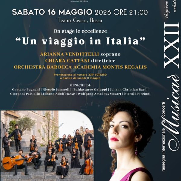 Un viaggio in Italia – 16 maggio 2026
