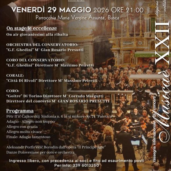 On stage le eccellenze – 29 maggio 2026